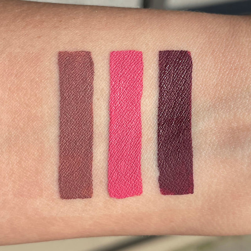 Love & Roses Liquid Lipstick arm swatches