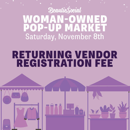 Women-Owned Pop-Up Returning Vendor Fee