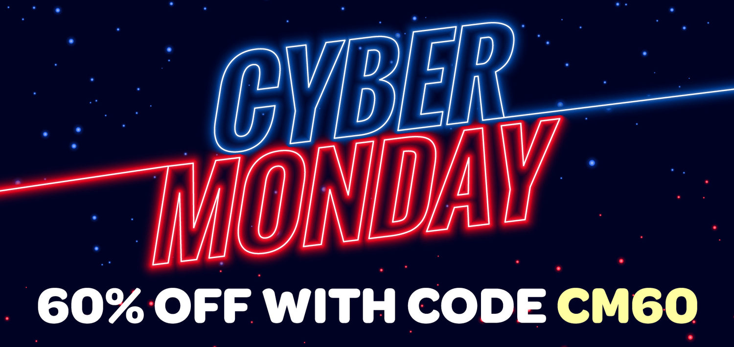 60% off Cyber Monday with code CM60