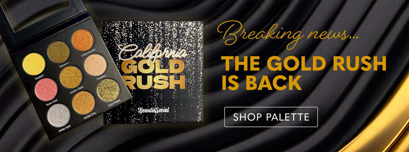 California Gold Rush Eyeshadow Palette Cover