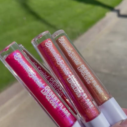 Desert Flare Shimmery Lipgloss - closeup