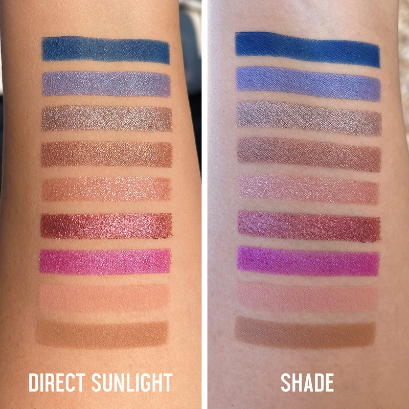 Dia-Beates Eyeshadow Palettes Swatches