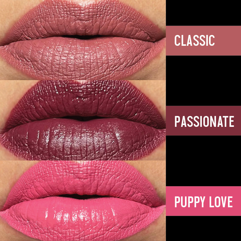 Love & Roses Liquid Lipstick lip swatches