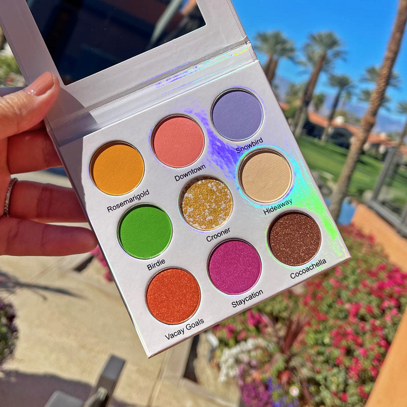 Pom Pom Springs - Palm Springs Eyeshadow Bright Palette