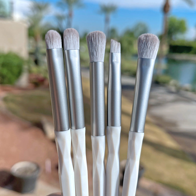 Geometric 5-piece Eye Brush Set Closeup