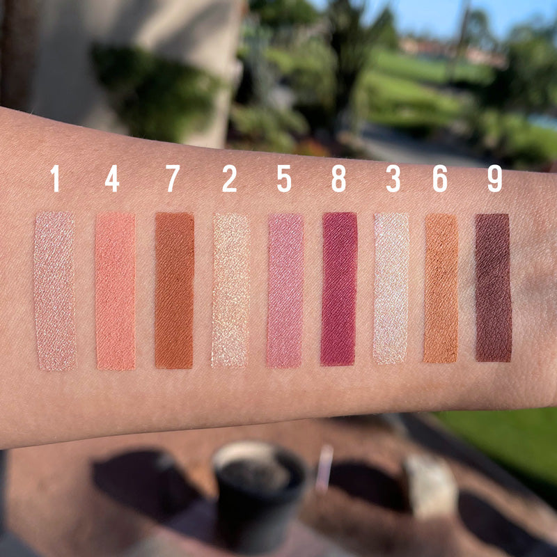 By Numbers Swatches with Names